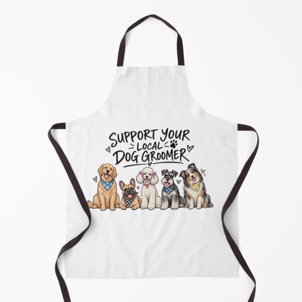 Item preview, Support Your Local Dog Groomer – Cute Dog Grooming designed and sold by roartusa.