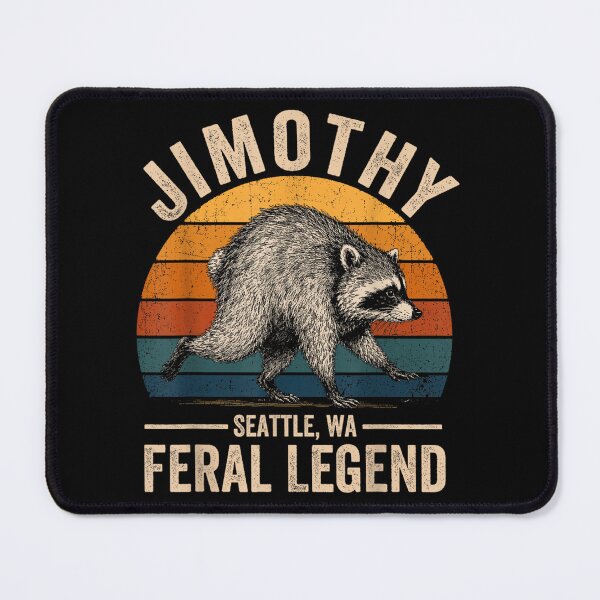 Item preview, Jimothy Raccoon Seattle Feral Meme designed and sold by Foxintheloart.