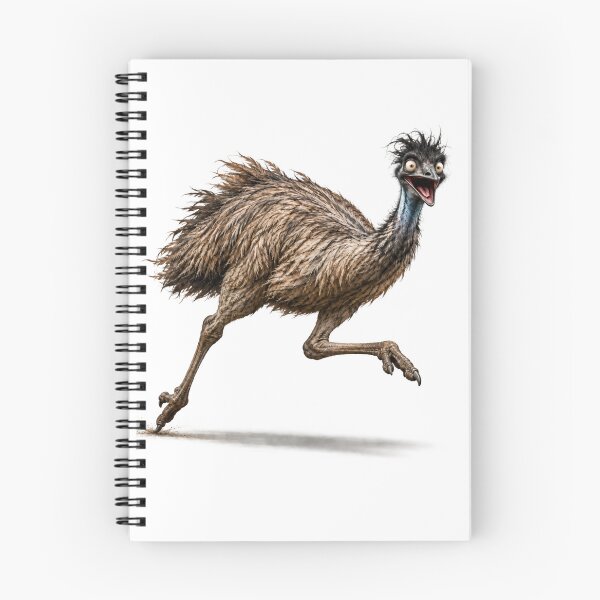 Item preview, Unhinged Emu T-Shirt designed and sold by FunscapeHQ.
