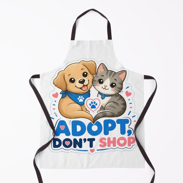 Item preview, Adopt Don't Shop – Cute Rescue Dog and Cat | Animal Adoption Design designed and sold by Bettybee00.