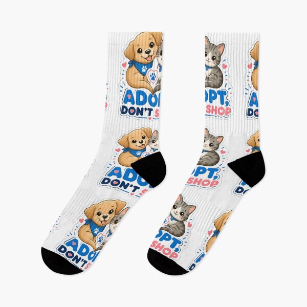 Item preview, Adopt Don't Shop – Cute Rescue Dog and Cat | Animal Adoption Design designed and sold by Bettybee00.