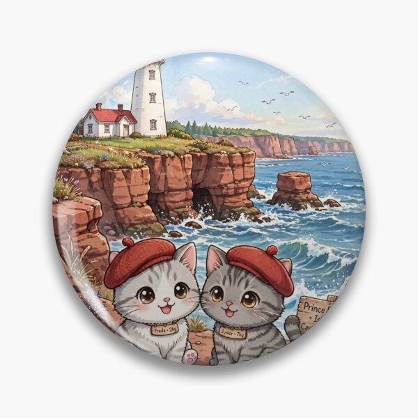 Item preview, PEI Lighthouse BOSS MODE - Freda and Junior on Cavendish Coast designed and sold by MAISON SYLVIE.