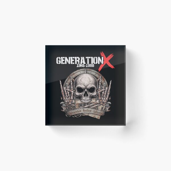 Item preview, Generation X 1965-1980 Skull Cassette - Independent Resilient Authentic designed and sold by Jawoahl.