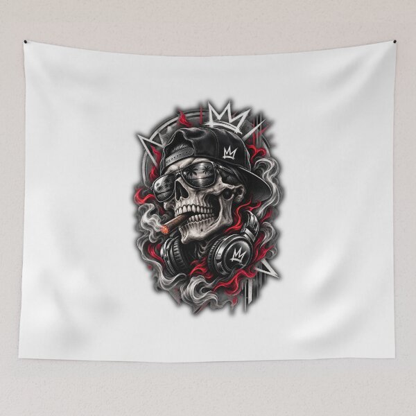 Item preview, Smoking Skull designed and sold by Ian Jes Molde.