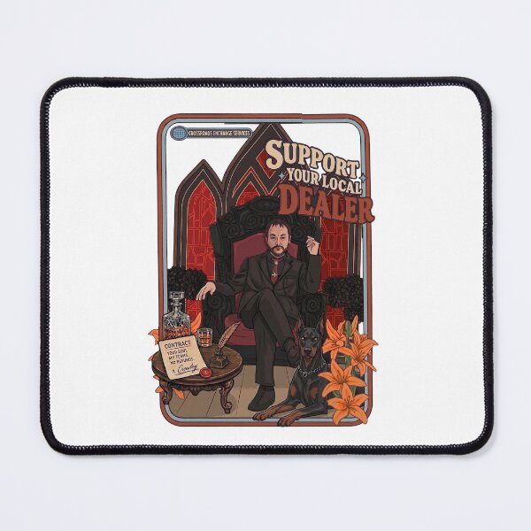 Item preview, Crowley & Dog Supernatural , King Of Hell SPN designed and sold by GinaGrave.