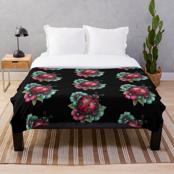 Item preview, Ladybug on Floral Background designed and sold by hrendika.