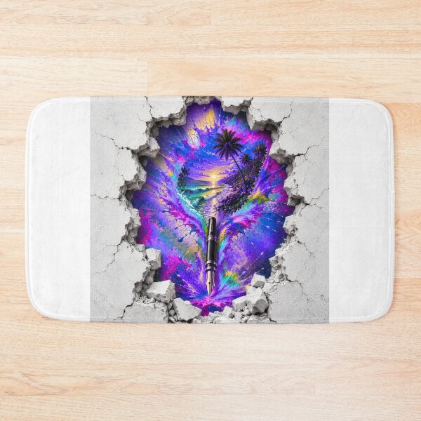 Item preview, Paradise Beyond the Wall – Tropical Beach Escape designed and sold by PetruArtDesigns.