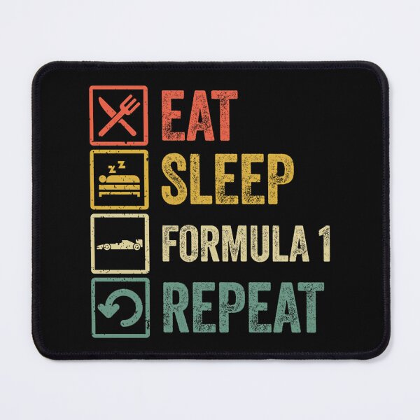 Item preview, Funny Eat Sleep Formula 1 Repeat Retro Vintage designed and sold by WoodTara.