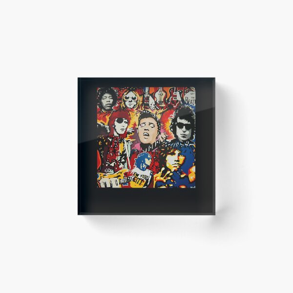 Item preview, Pop Art History Of Rock Music Part 1 Legends  designed and sold by FayeMarks.