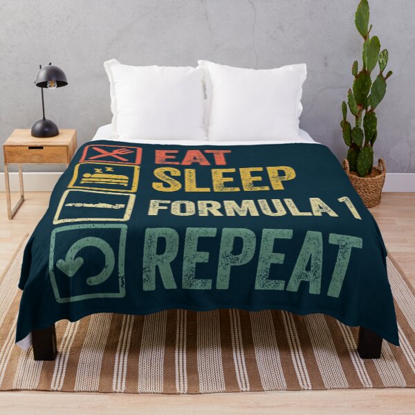 Item preview, Funny Eat Sleep Formula 1 Repeat Retro Vintage designed and sold by WoodTara.