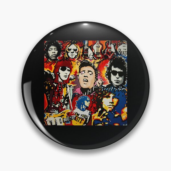 Item preview, Pop Art History Of Rock Music Part 1 Legends  designed and sold by FayeMarks.