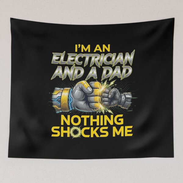 Item preview, Electrician Dad Nothing Shocks Me Fist Bump designed and sold by conliftporber.