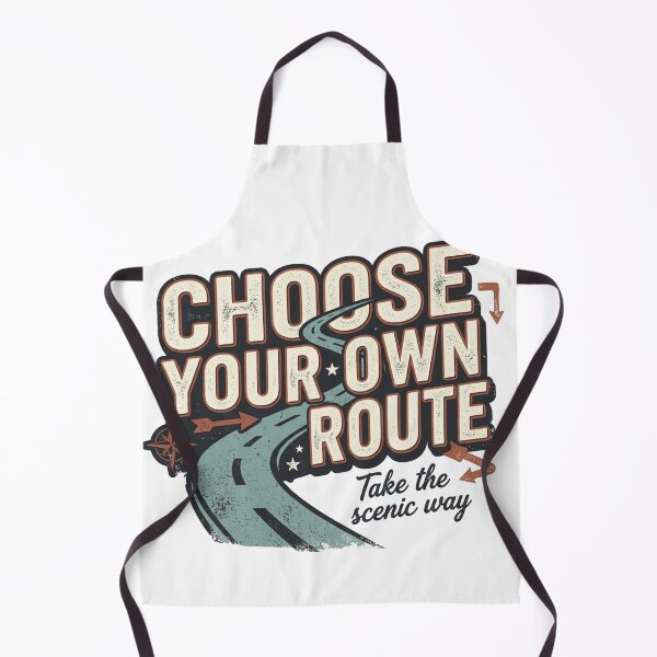 Item preview, Choose Your Own Route Take The Scenic Way Vintage Travel Design designed and sold by @SHINTOSARTSTORE.