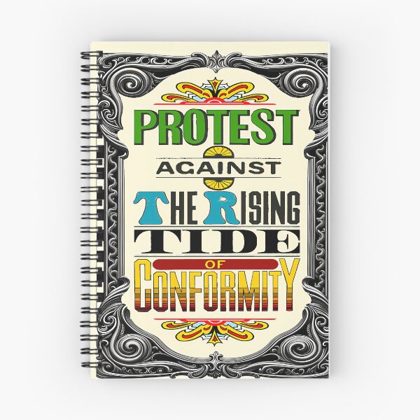 Item preview, Protest The Rising Tide Of Conformity Victorian Sixties Revolution Slogan designed and sold by FayeMarks.