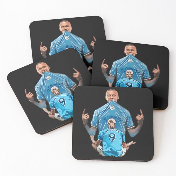 Item preview, Haaland Soccer Star Portrait designed and sold by FayeMarks.