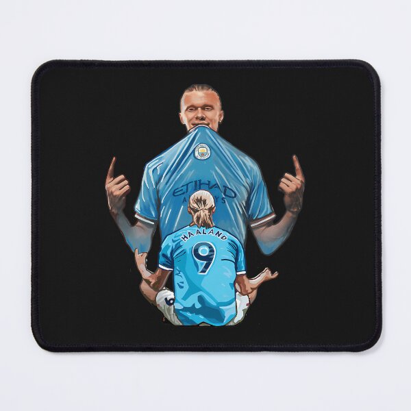 Item preview, Haaland Soccer Star Portrait designed and sold by FayeMarks.