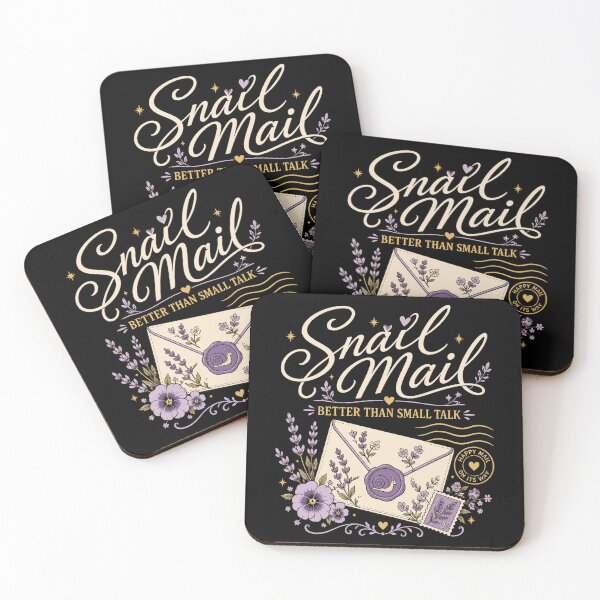 Item preview, Snail Mail Better Than Small Talk Snail Letter Art designed and sold by markymaarty.