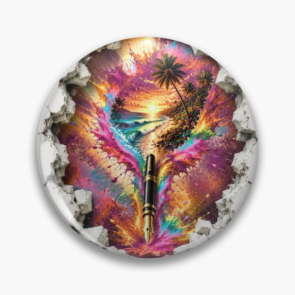 Item preview, Paradise Beyond the Wall – Tropical Beach Escape designed and sold by PetruArtDesigns.