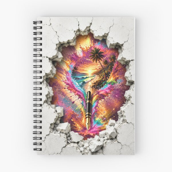 Item preview, Paradise Beyond the Wall – Tropical Beach Escape designed and sold by PetruArtDesigns.
