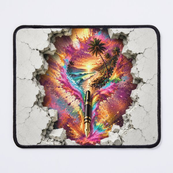 Item preview, Paradise Beyond the Wall – Tropical Beach Escape designed and sold by PetruArtDesigns.