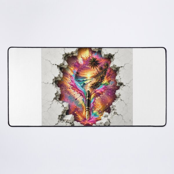 Item preview, Paradise Beyond the Wall – Tropical Beach Escape designed and sold by PetruArtDesigns.