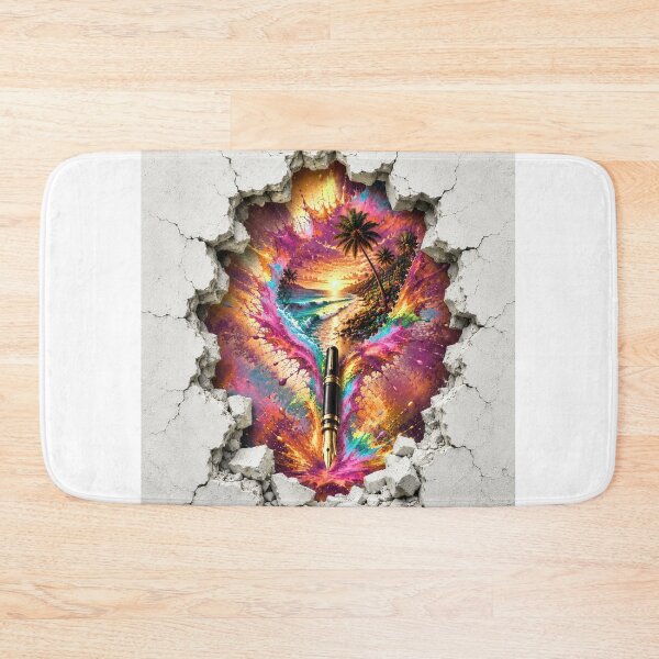 Item preview, Paradise Beyond the Wall – Tropical Beach Escape designed and sold by PetruArtDesigns.