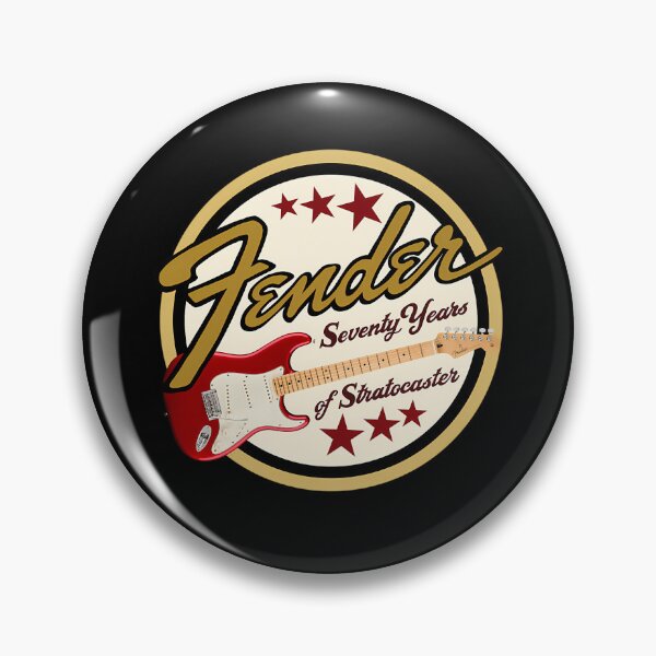 Item preview, Seventy Years Electric Guitar Anniversary Badge designed and sold by BareNature.
