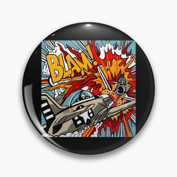 Item preview, Action Comic Book Dogfight Explosion designed and sold by BareNature.