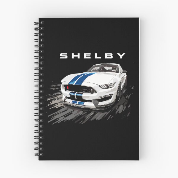 Item preview, White American Muscle Car With Blue Racing Stripes designed and sold by ToonFusionS.
