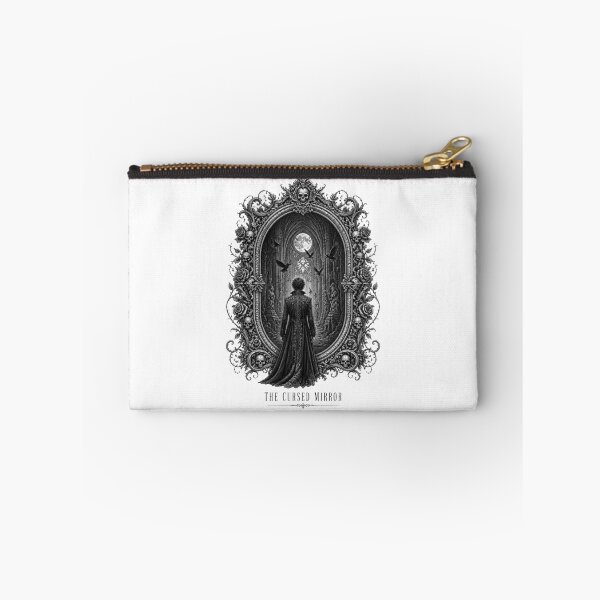 Item preview, The Cursed Mirror – Gothic Dark Fantasy Engraving designed and sold by Cavalier-org.