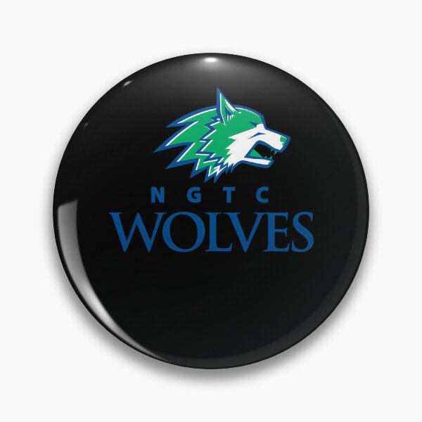 Item preview, Green Wolf Head Mascot Blue designed and sold by Georgianart.