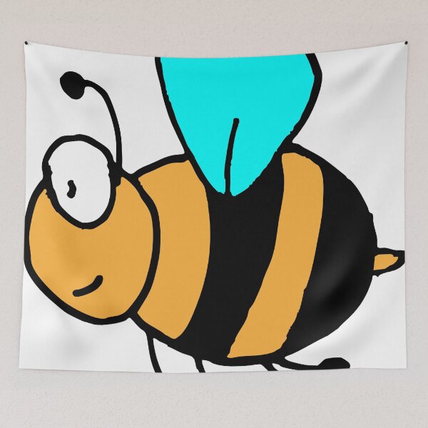 Item preview, Bee cute fly designed and sold by Art99ThaiShop.