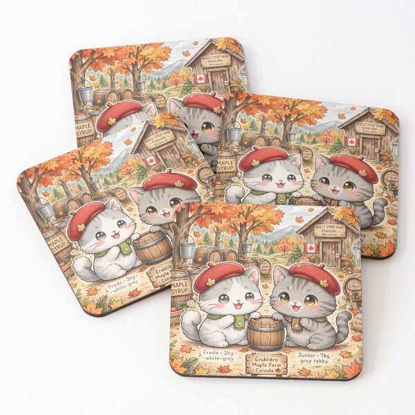 Item preview, Maple Syrup Farm Autumn - Freda and Junior in Érablière Canada designed and sold by MAISON SYLVIE.