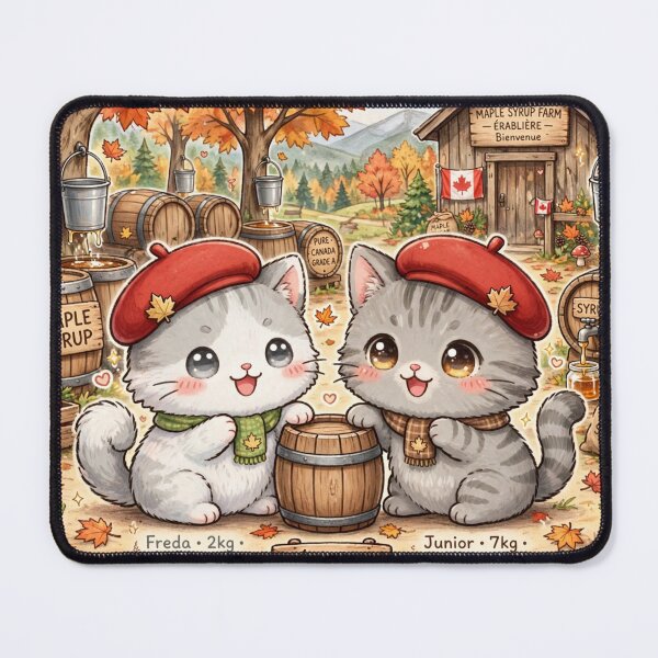 Item preview, Maple Syrup Farm Autumn - Freda and Junior in Érablière Canada designed and sold by MAISON SYLVIE.