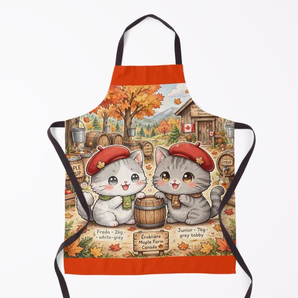 Item preview, Maple Syrup Farm Autumn - Freda and Junior in Érablière Canada designed and sold by MAISON SYLVIE.