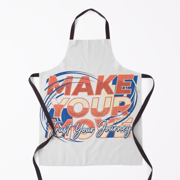 Item preview, Make Your Move Trust Your Journey Retro Bold Typography Design designed and sold by @SHINTOSARTSTORE.