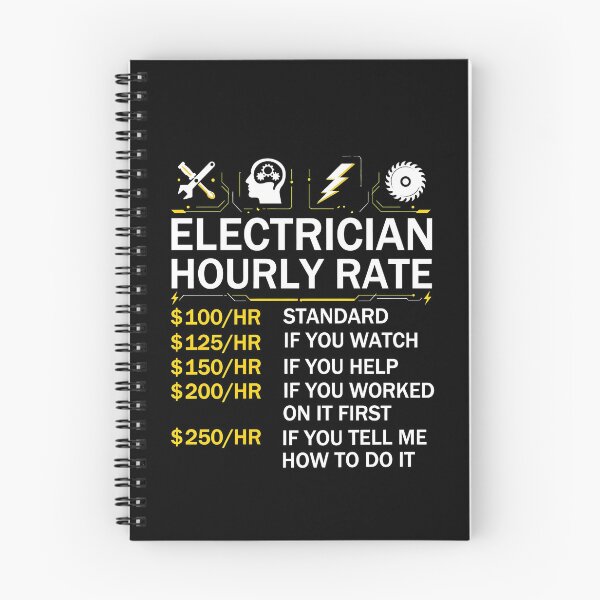 Item preview, Electrician Hourly Rate Funny Job Humor designed and sold by Neenagirl2220.