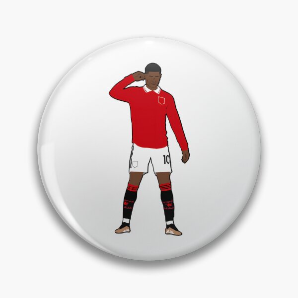 Item preview, Marcus Rashford Football Star Celebration Red Jersey designed and sold by ShanieWinthei.