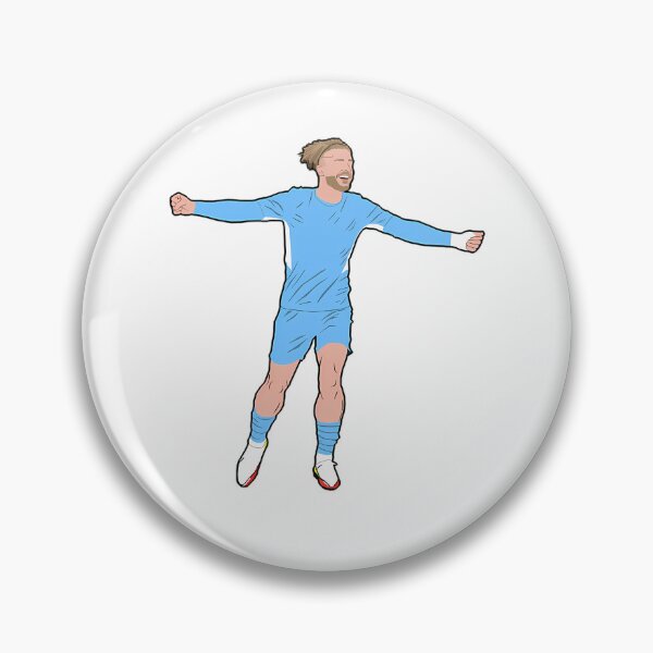 Item preview, Jack Grealish Football Star Light Blue Jersey Celebration designed and sold by ShanieWinthei.