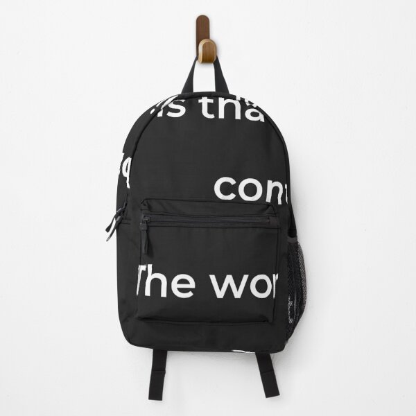 Item preview, “The worth of that is that which it contains,” - print white designed and sold by ariksworld.