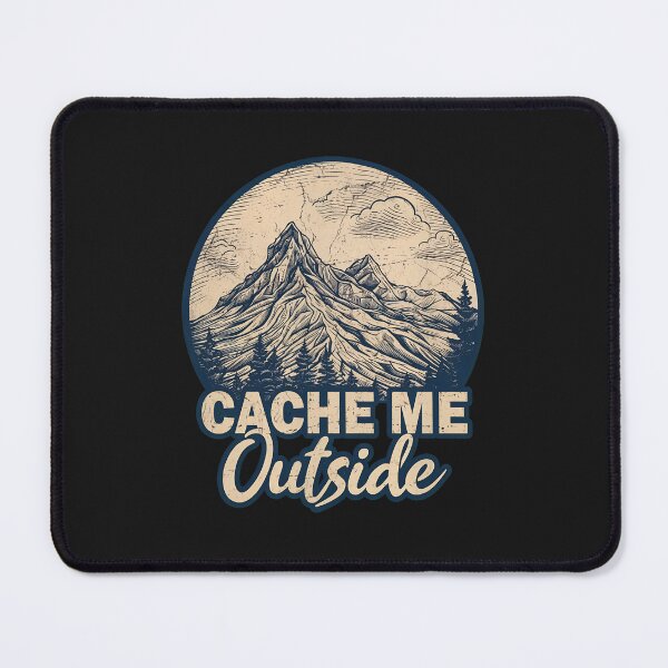 Item preview, Cache Me Outside Mountain Retro Vintage Design designed and sold by hurychshomonj.