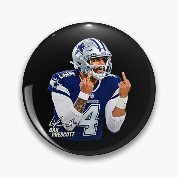 Item preview, Dak Prescott Middle Finger Vintage Signature designed and sold by GrinReaperGoods.