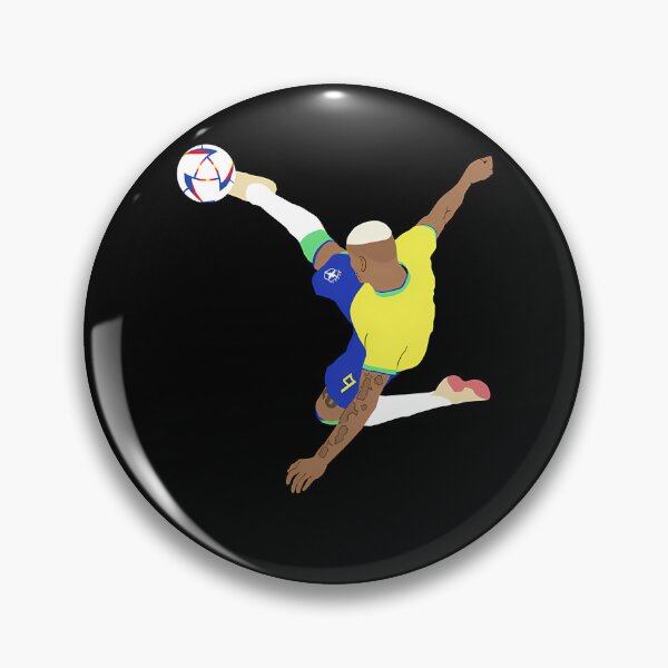 Item preview, Richarlison Brazil Football Star World Cup Bicycle Kick designed and sold by ShanieWinthei.