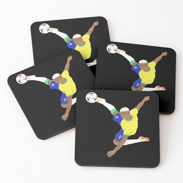 Item preview, Richarlison Brazil Football Star World Cup Bicycle Kick designed and sold by ShanieWinthei.