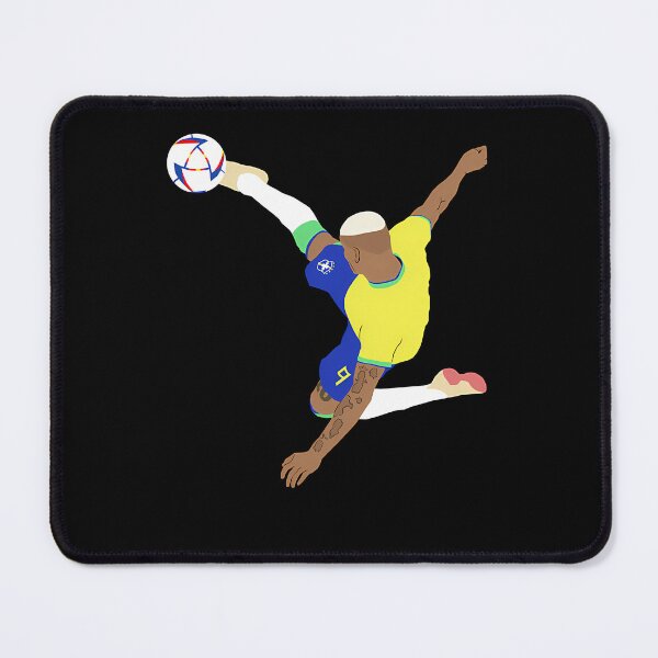 Item preview, Richarlison Brazil Football Star World Cup Bicycle Kick designed and sold by ShanieWinthei.