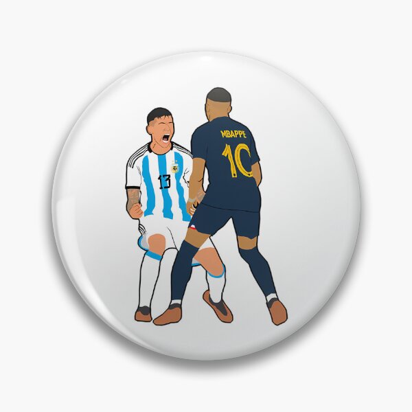 Item preview, Cristian Romero & Kylian Mbappe World Cup Final Action designed and sold by ShanieWinthei.