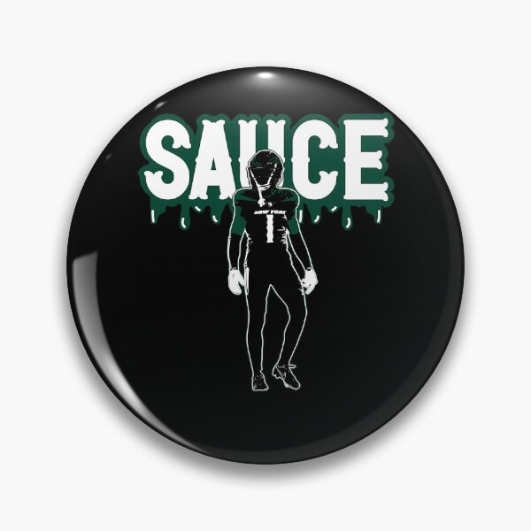 Item preview, Sauce Gardner, estrella del fútbol americano, con camiseta verde, esquinero designed and sold by ShanieWinthei.