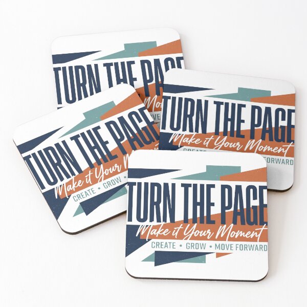 Item preview, Turn The Page Make It Your Moment Create Grow Move Forward Design designed and sold by @SHINTOSARTSTORE.