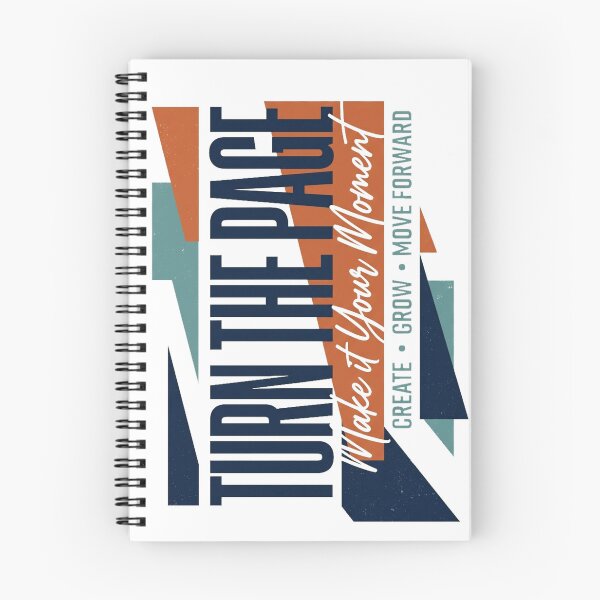 Item preview, Turn The Page Make It Your Moment Create Grow Move Forward Design designed and sold by @SHINTOSARTSTORE.
