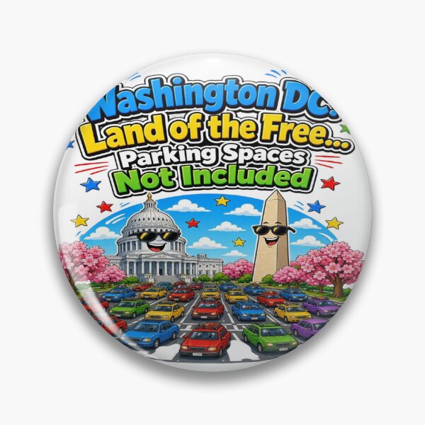 Item preview, Copy of Washington DC Traffic Humor Funny Political Street Art designed and sold by Sushikidsntod.
